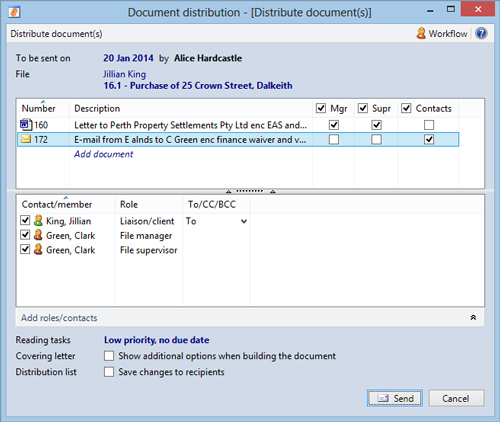 Document distribution